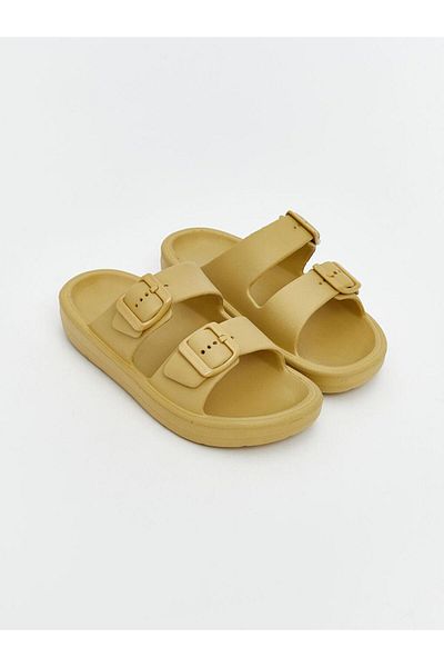 LC Waikiki Παντόφλες για αγόρια με λεπτομέρεια διπλής ζώνης LCW STEPS