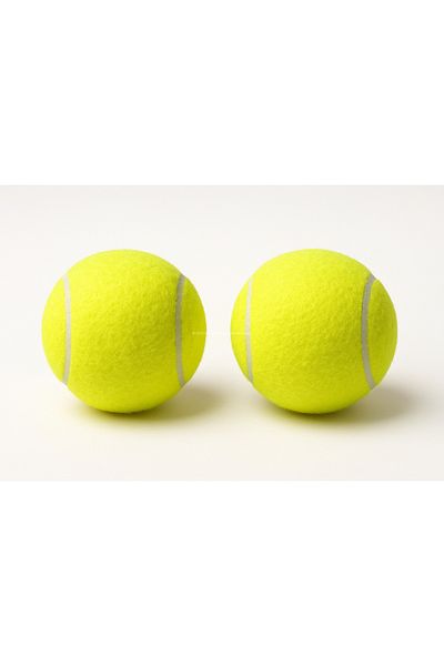 Busstier Tooth-Friendly 2-Pack Dog Tennis Ball 7.5cm Medium-Sized Entertainment and Training Toy