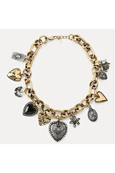 SHELA Brand Model Heart Decorated Necklace 459