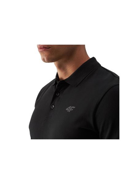 4F TRIOU POLO M316 tricou barbatesc negru