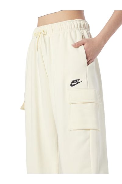Nike W NSW CLUB FLC MR PANT CARGO women's tracksuits white