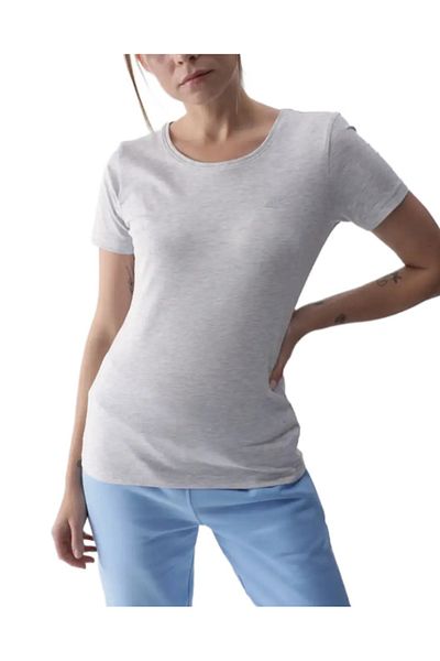 4F TRIOC F1845 tricou dama gri