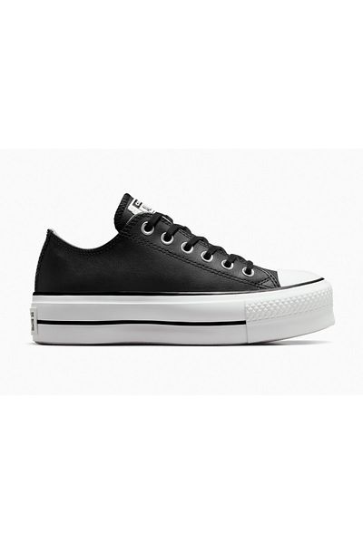 converse Pantofi de damă CONVERSE Chuck Taylor All Star Lift din piele, negri