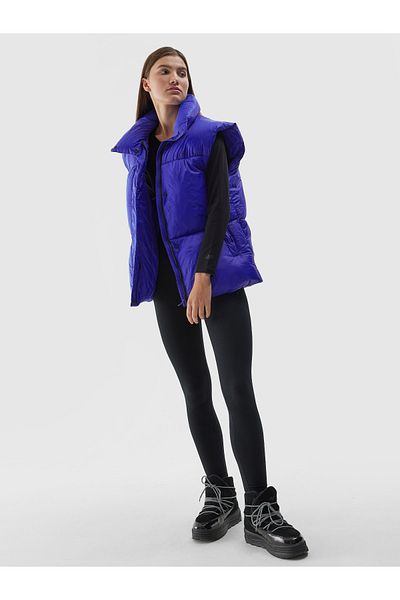 4F VEST F075 women's vest navy blue