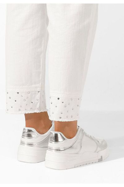 B T Shoes Sneakers dama Saira argintii