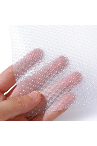 BÜYÜLÜ HOME Mutfak Kaydırmaz Şeffaf Raflık Kaymaz Dolap Içi Çekmece Raf Örtüsü Koruyucu 3 Metre 45 Cm En