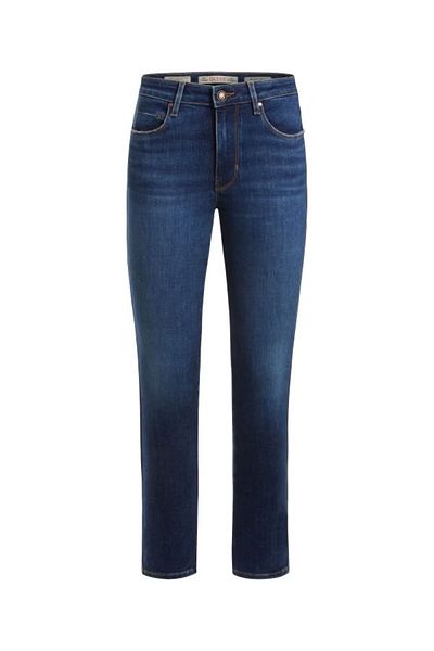 Guess Pantaloni dama SEXY CURVE albastri