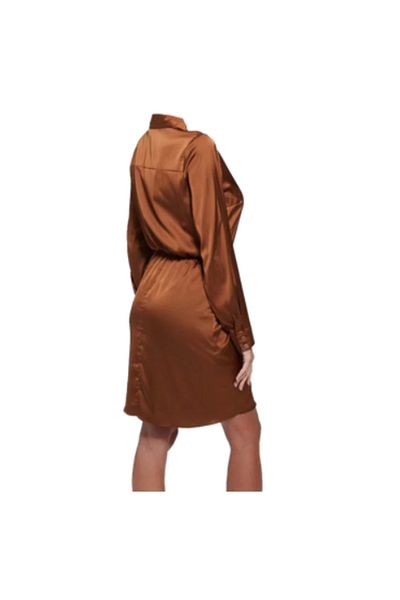 Guess GUESS ES LS ALYA DRESS women's dress brown