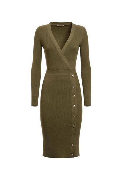 Guess ES ALEXANDRA DRESS S women's dress green