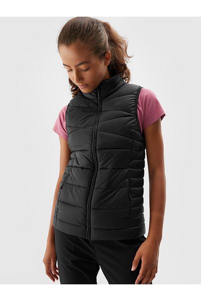 4F VEST F039 for girls vest black
