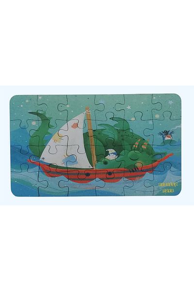 Fizello Good Night - Good Night / Small Puzzle 3-7 Years Old 24 Pieces