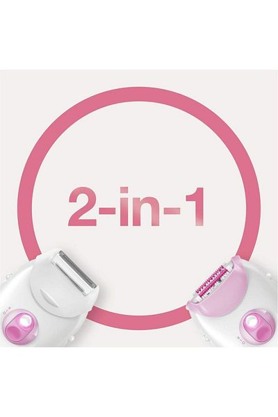 Braun ماكينة إزالة الشعر Silk-pil 3 للسيدات من براون موديل 3270
