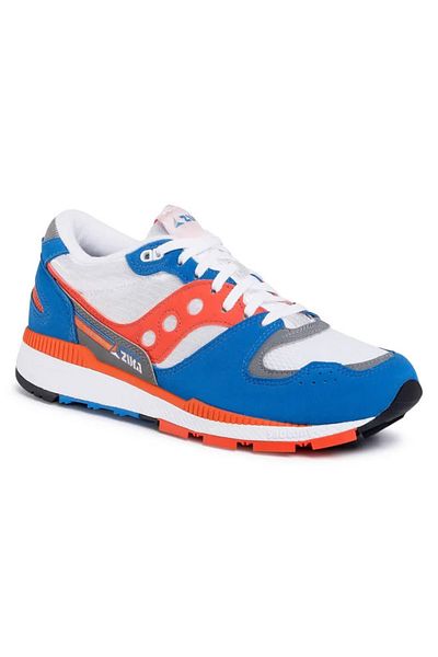 SAUCONY Pantofi de alergare pentru bărbați, gri/portocaliu/albastru, albastru
