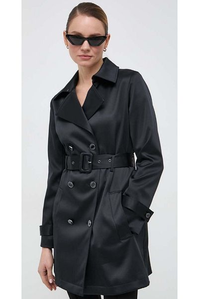Guess LUANA SHORT BELTED T women's jacket black