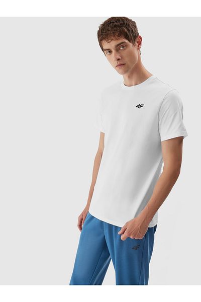 4F TRIOC M0876 tricou barbatesc alb