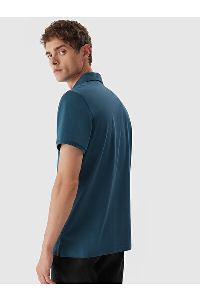 4F TSHIRT POLO M086 men's polo shirt white