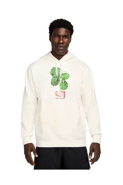 Nike U NSW CLUB HDY PO BB MDRN mens sweatshirt white