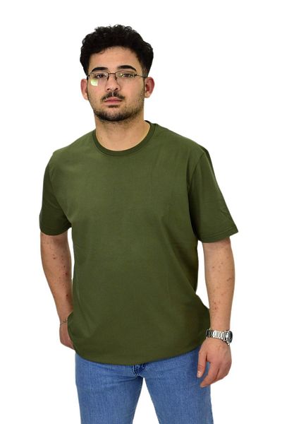 Raymons Ανδρικό μπλουζάκι μεγάλου μεγέθους Zeroaka Plain Lycra Single Jersey 4385 BGL-ST04529
