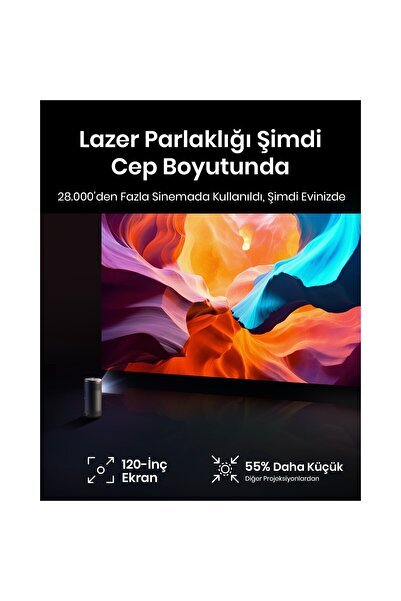Nebula Capsule 3 Laser 1080p Mini Hd Projeksiyon Cihazı