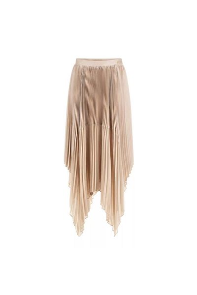 Guess Guess IRINA ASYMMETIC PLEA women's skirt beige