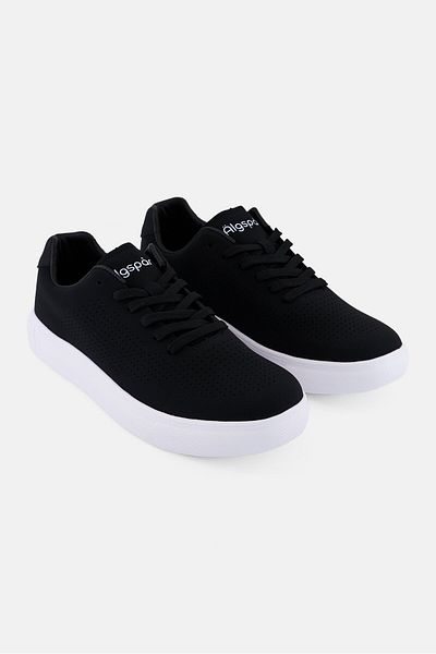Algspar Men Lace Up Outdoor Shoes, Black