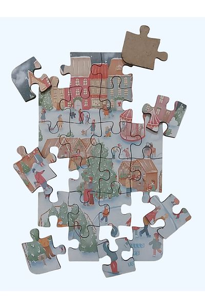 Fizello New Year - New Year / Small Puzzle 3-7 Years 24 Pieces