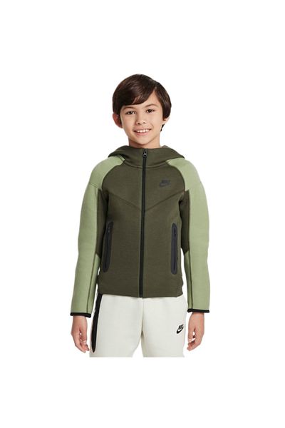 Nike Sportswear Tech Fleece Boys Sweatshirt Green