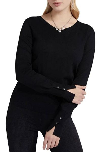 Guess Hanorac de dama GENA VN LS SWTR negru