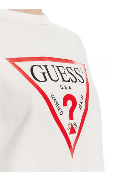 Guess CN ORIGINAL FLEECE women's sweatshirt white