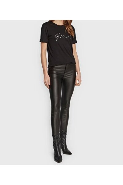 Guess GUESS SS CN NICHITA TEE women's t-shirt, black