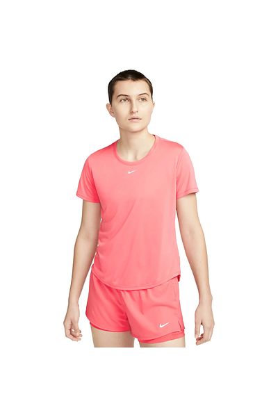 Nike W NK ONE DF SS STD TOP women's t-shirt pink