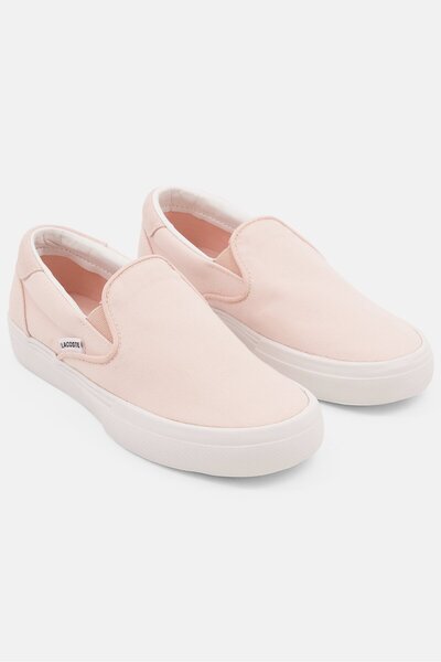Lacoste Women Jump Serve Slip0321 Slip On Casual Shoes, Light Pink