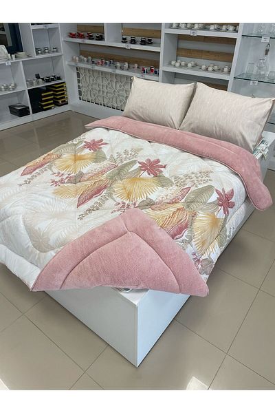 Skyline Double Sided Luxury Wellsoft Quilt Soft Fleece Quilt and Pillow Case