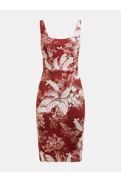 Guess GUESS SL LEXI DRESS women's dress red