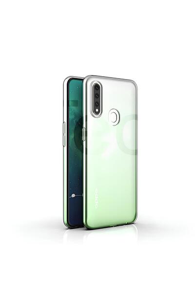 TechTrove Oppo A31 Kılıf Esnek ve Şeffaf Tpu Silikon Kapak