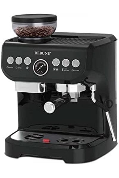 rebune Espresso Coffee Maker REBUNE 1450W, Model RE-6-036, Metal