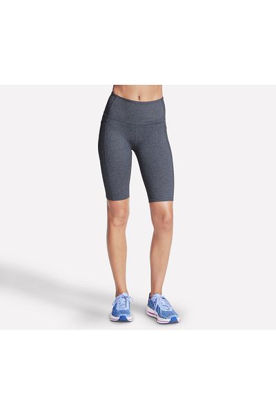 SKECHERS GOFLEX HW 10 BIKE SHORT women's shorts gray
