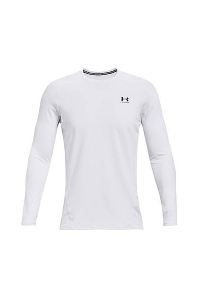 Under Armour UA CG Armour Fitted Crew Men's Longsleeve White