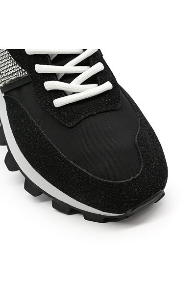 Tmall Pantofi sport pentru femei, material textil, 1276, negru