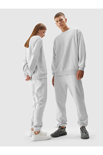 4F PANTS U460 unisex pants gray