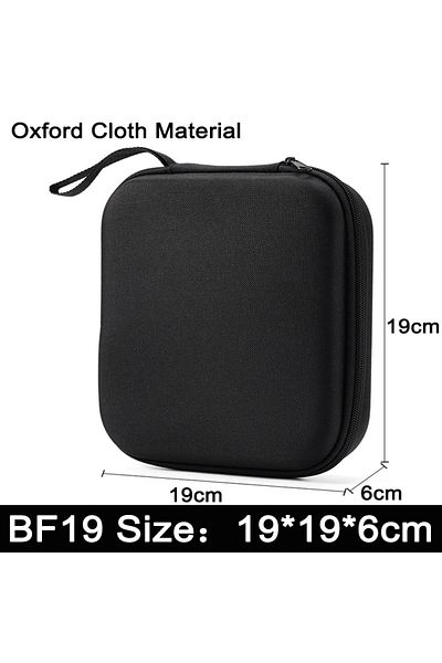 Choice Bf19 Earphone Data Storage Bag Oval Square Rectangle Cable Organizer Bags Mini Zipper Pouch Tech Gad