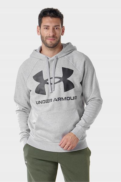 Under Armour Hanorac UA Rival Fleece Big Logo HD pentru bărbați, gri