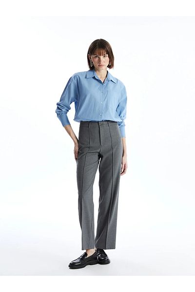LC Waikiki Lcw Vision Gray Skinny Fit Women's Trousers