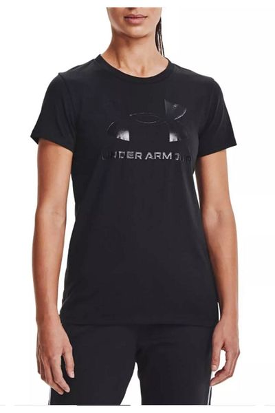 Under Armour Tricou damă UA W SPORTSTYLE LOGO SS negru