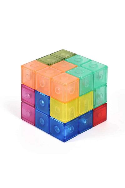 Smile Games Children's Magnetic Colored Cube