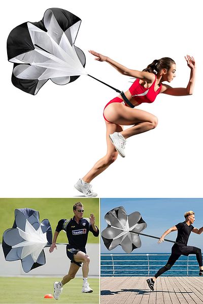 KAŞIKBEY Sports Running Resistance Parachute Women-Male Training Speed Running Speed Sports Bodybuilding Parachute