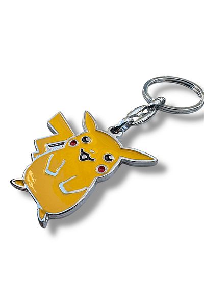 The Simu Pikachu Metal Keychain