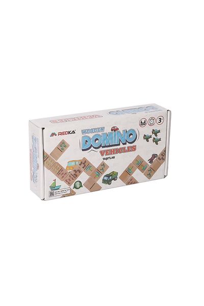 thebestnzm Children's Rd5649 Wooden Domino Game Tools -Redka
