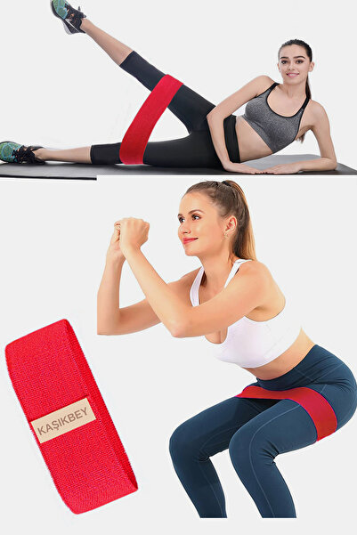 KAŞIKBEY Squat Bant Pilates Yoga Fitness Kalça Direnç Lastiği Egzersiz Lastiğ...