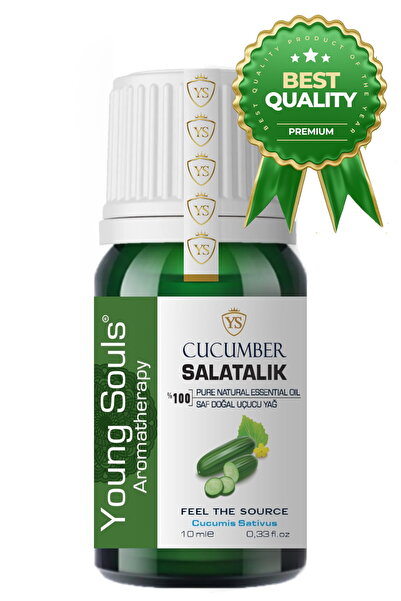 YOUNG SOULS Aromatherapy Cucumber Essential Oil Salatalık Uçucu Yağ 10 Ml